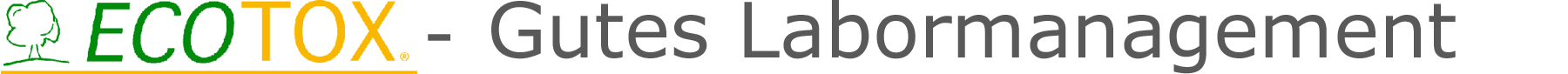 ECOTOX - Gutes Labormanagement
